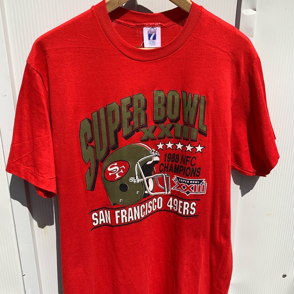 VTG 88’ San Fransisco 49ers Champions tee size L